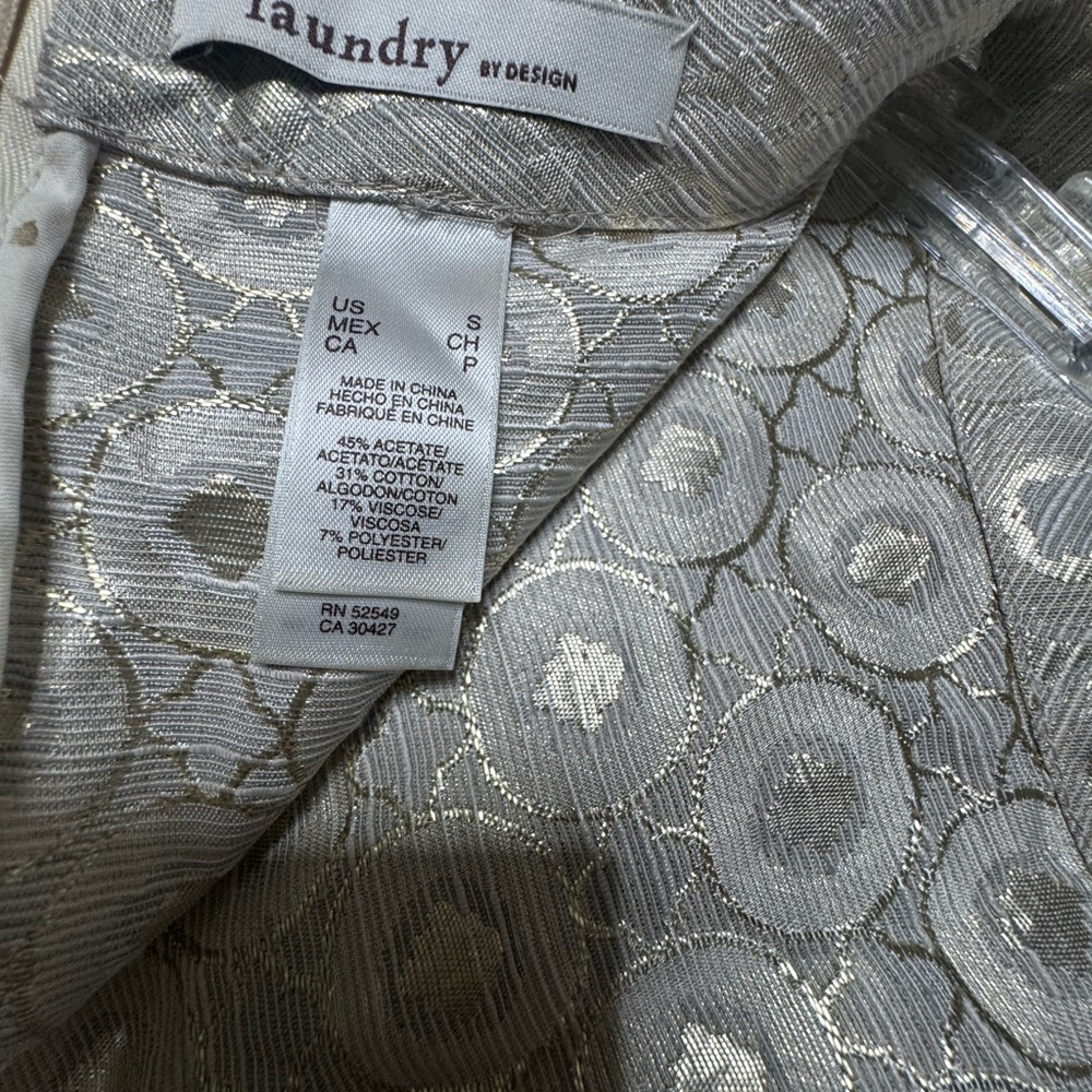 Laundry by Design Cream Geometric Mini Dress - Picture 2 of 3